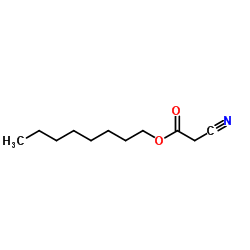 Octyl cyanoacetate Structure