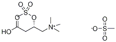 (S)-肉碱甲磺酸酯,甲磺酸酯盐结构式