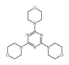 1,3,5-Triazine,2,4,6-tri-4-morpholinyl- Structure