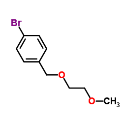 1-Bromo-4-[(2-methoxyethoxy)methyl]benzene Structure