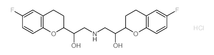 Nebivolol hydrochloride Structure