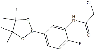 2-氯-N-(2-氟-5-(4,4,5,5-四甲基-1,3,2-二噁硼戊环-2-基)苯基)乙酰胺图片