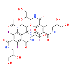 环碘克沙醇 (90%)结构式