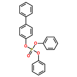 4-Biphenylyl diphenyl phosphate Structure