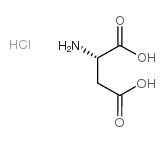 L-天冬氨酸盐酸盐结构式