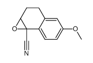 5-methoxy-2,3-dihydronaphtho[1,2-b]oxirene-7b(1aH)-carbonitrile结构式