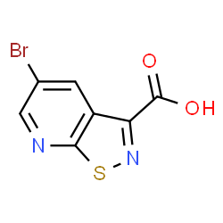 5-Bromo[1,2]thiazolo[5,4-b]pyridine-3-carboxylic acid Structure