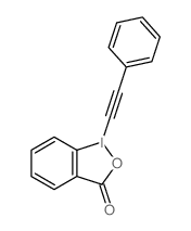 1-(2-苯基炔基)-1,2-苯碘酰-3(1H)-酮结构式