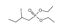 diethyl (2-iodobutyl)phosphonate Structure