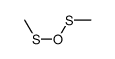 methylsulfanyloxysulfanylmethane结构式