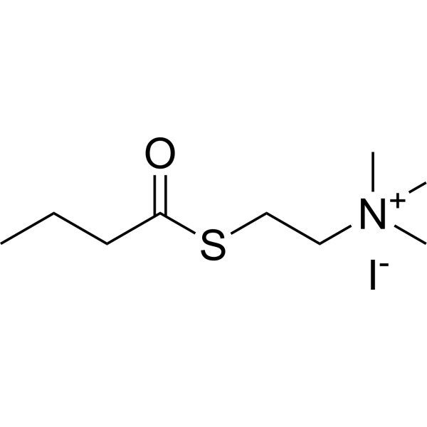 S-碘化丁酰硫代胆碱结构式