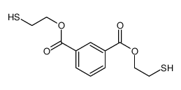 bis(2-sulfanylethyl) benzene-1,3-dicarboxylate Structure