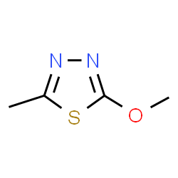 2-甲氧基-5-甲基-1,3,4-噻二唑结构式