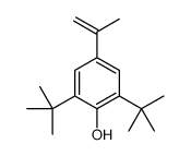 2,6-ditert-butyl-4-prop-1-en-2-ylphenol Structure