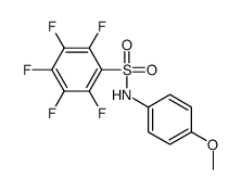 2,3,4,5,6-pentafluoro-N-(4-methoxyphenyl)benzenesulfonamide Structure