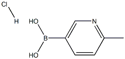 2-Methylpyridine-5-boronic Acid Hydrochloride Structure