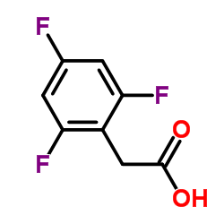 (2,4,6-Trifluorophenyl)acetic acid structure