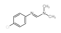 Formamidine, N- (p-chlorophenyl)-N,N-dimethyl- Structure