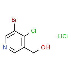3-Bromo-4-chloropyridine-5-methanol hydrochloride Structure