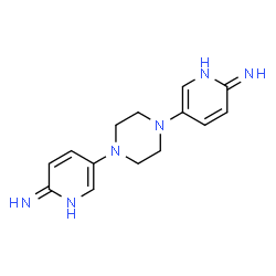 5,5’-(1,4-Piperazinediyl)bis(2-aminopyridine) Structure