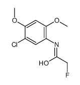 5'-Chloro-2',4'-dimethoxy-2-fluoroacetanilide结构式