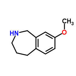8-甲氧基-2,3,4,5-四氢-1H-苯并[c]氮杂卓结构式