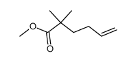 methyl 2,2-dimethyl-5-hexenoate结构式