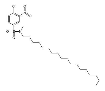 4-chloro-N-methyl-3-nitro-N-octadecylbenzenesulfonamide Structure
