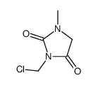 3-(chloromethyl)-1-methylimidazolidine-2,4-dione Structure