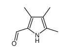3,4,5-三甲基-1H-吡咯-2-羧醛结构式