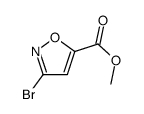 3-BROMO-5-ISOXAZOLECARBOXYLIC ACID METHYL ESTER structure