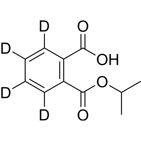 Mono-iso-Propyl Phthalate-3,4,5,6-d4 Structure