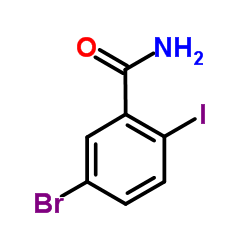 5-Bromo-2-iodobenzamide Structure