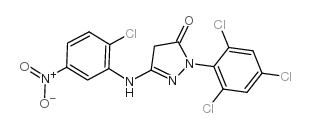 5-[(2-chloro-5-nitrophenyl)amino]-2,4-dihydro-2-(2,4,6-trichlorophenyl)-3H-pyrazol-3-one picture
