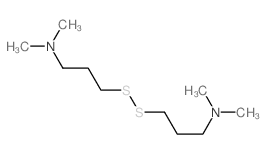 1-Propanamine,3,3'-dithiobis[N,N-dimethyl- Structure