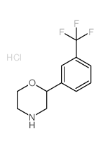 2-(3-(三氟甲基)苯基)吗啉盐酸盐结构式