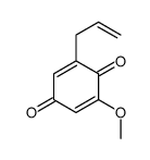 2-methoxy-6-prop-2-enylcyclohexa-2,5-diene-1,4-dione Structure