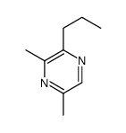 3,5-dimethyl-2-propylpyrazine结构式