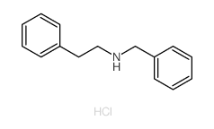 Benzyl-beta-phenylethylamine hydrochloride structure