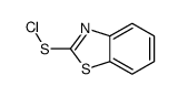2-Benzothiazolesulfenylchloride(6CI,8CI,9CI) Structure