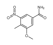 3-Methoxy-5-nitro-p-toluylsaeureamid Structure