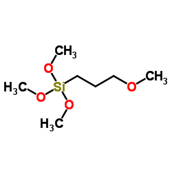 (3-甲氧基丙基)三甲氧基硅烷结构式