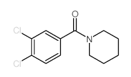 (3,4-dichlorophenyl)-(1-piperidyl)methanone结构式