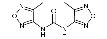 1,3-bis(4-methyl-1,2,5-oxadiazol-3-yl)urea Structure