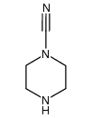 1-cyanopiperazine结构式
