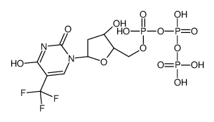5-trifluoromethyl-2'-deoxyuridine 5'-triphosphate Structure