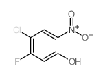 4-氯-5-氟-2-硝基苯酚结构式