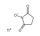 N-Hydroxysuccinimid-thallium(I)-Salz Structure