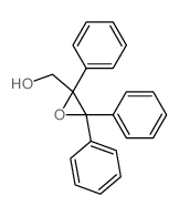 2-Oxiranemethanol,2,3,3-triphenyl- Structure