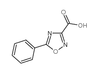 5-苯基-1,2,4-噁二唑-3-羧酸结构式